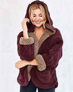 Chaqueta lana gorda mujer, Polar fleece: winter outfits,  Polar fleece,  Casual Outfits  