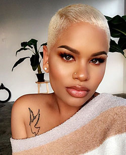 Powerful photos for alissa ashley piercings, Human skin color: Short hair,  Black Women,  Beautiful Girls  