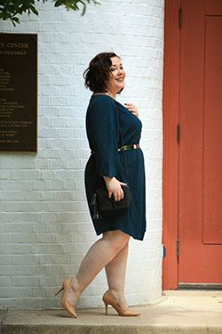 Plus Size Work Outfit, Little black dress: Plus size outfit,  Work Outfit,  Plus Size Work Outfits,  black dress  