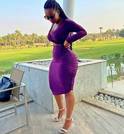 Thick Body Goals, Louis Vuitton, Cocktail dress: Cocktail Dresses,  Backless dress,  Plus size outfit,  Louis Vuitton,  Body Goals  