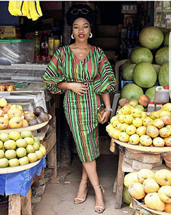 Inspire every girl African wax prints, Aso ebi: Aso ebi,  Kente cloth,  Short Dresses  