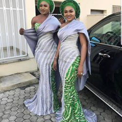 Mercy aigbe aso ebi styles: Wedding dress,  Evening gown,  African Dresses,  Aso ebi,  Hairstyle Ideas,  Mercy Aigbe,  Aso Ebi Dresses  