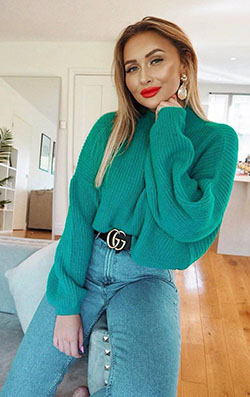 Asians most admired fashion model, In The Style: Sweaters Outfit  