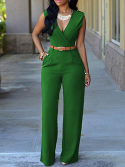 Cute and pretty enterizos de gala, Romper suit: Romper suit,  Sleeveless shirt,  Jumpsuits Rompers,  Casual Outfits,  Green Pant Outfits  