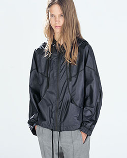Windbreaker Outfits, Leather jacket: winter outfits  