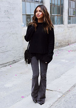 Outfits black bootcut jeans, Slim-fit pants: Slim-Fit Pants,  Bootcut Jeans  