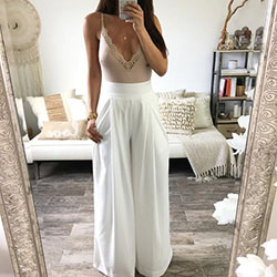 Flowy Pants Outfit, Wedding dress, Cocktail dress: Cocktail Dresses,  Pant Outfits,  Photo shoot  