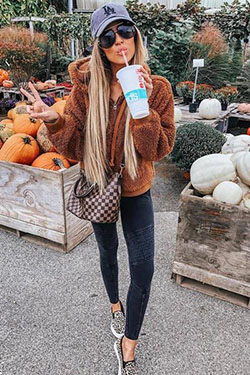 Cute Outfit Ideas For Teenage Girl, Winter clothing, Polar fleece: winter outfits,  Cute outfits,  Polar fleece,  Casual Outfits  