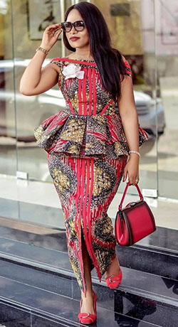 Latest fashion african print dresses: African Dresses,  Aso ebi,  Maxi dress,  Kaba Styles  