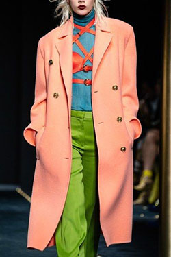 Great pictures of fashion model, Fashion show: Fashion show,  Trench coat,  Haute couture,  Green Pant Outfits  