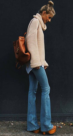 Outfits With Bootcut Jeans, Kate Gill, Retro style: Retro style,  Bootcut Jeans  