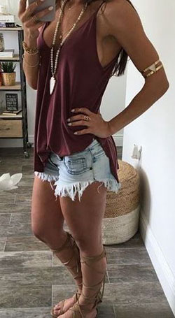 Womens cute summer outfits, Casual wear: Casual Outfits,  Skinny Women Outfits  