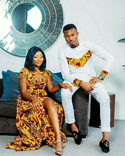 Latest Senator Styles For Couples, African wax prints, Fashion design: Romper suit,  Fashion photography,  Aso ebi,  couple outfits,  Folk costume  