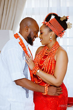 Nigerian Dresses For Nigerian Brides, Benin City, Wedding reception: Wedding reception,  Nigerian Dresses  