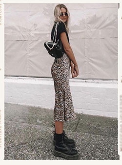 Great designs for cheetah skirt midi, Animal print: Animal print,  Boot Outfits  