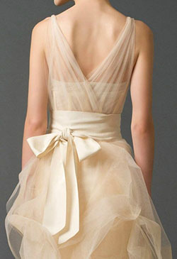Vera wang gabriella dress, Wedding dress: Bridesmaid dress,  Sheath dress,  Formal wear,  Bare Back Dresses  