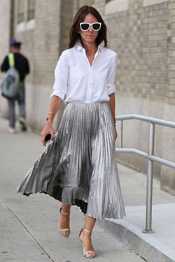 23 Ways to Wear Metallic Silver This Fall  Styles Weekly