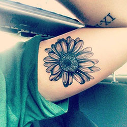 Nice collection of daisy tattoo arm, Sleeve tattoo: Floral design,  Sleeve tattoo,  Tattoo artist,  Temporary Tattoo,  Tattoo Ideas  