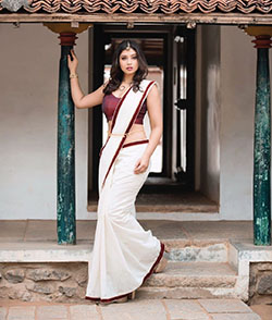 White Color Georgette Ready To Wear Saree: Lifestyle,  FASHION,  Saree,  Womens clothing  