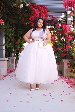 Plus size long tulle and skirt: Plus size outfit,  Wedding dress,  Clothing Ideas  