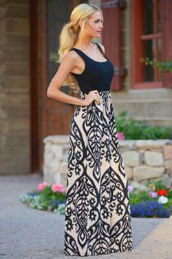 Long summer maxi dress: party outfits,  Sleeveless shirt,  Skirt Outfits,  Maxi dress,  Casual Outfits  