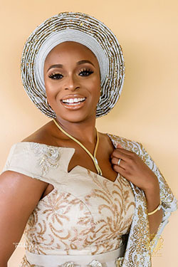 Nigerian Dresses For Nigerian Brides: Long hair,  Photo shoot,  Nigerian Dresses  
