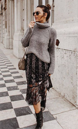 What should I try with fashion model, Grunge fashion: Grunge fashion,  Street Style,  Sweaters Outfit  