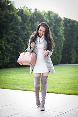 Extremely good! winter dress outfits 2019, Winter clothing: winter outfits,  Over-The-Knee Boot,  Petite size,  Birthday outfits  