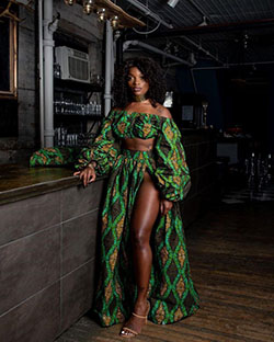 Fabulous ideas for fashion model, African wax prints: Crop top,  Fashion show,  Plus-Size Model,  Haute couture,  Photo shoot,  Lobola Outfits  