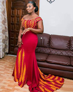 Aso Ebi Styles, African wax prints, African Dress: Evening gown,  African Dresses,  Maxi dress,  Kente cloth,  Formal wear,  Aso Ebi Dresses  