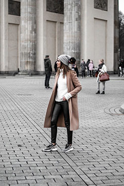 Test these amazing brandenburg gate, Polo neck: winter outfits,  Polo neck,  fashion blogger,  Sneakers Outfit  