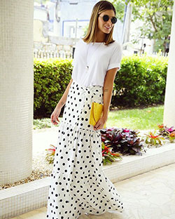 Don't miss these day dress, Polka dot: Skirt Outfits,  Polka dot  