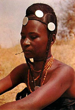 Fulani Braids Hairstyles, Fulfulde, Adamawa Language, Fula people: Braids Hairstyles,  Fula people  