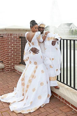 Traditional african wedding dresses: African Dresses,  Kente cloth,  Folk costume,  Matching Couple Outfits  