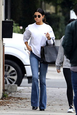 Selena gomez bootcut jeans, Selena Gomez: Slim-Fit Pants,  Selena Gomez,  Bootcut Jeans,  Beige Jeans  