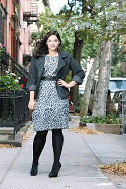 Blazer plus size dress, Plus-size model: Jean jacket,  Plus size outfit,  Business casual,  Plus-Size Model,  Work Outfit  