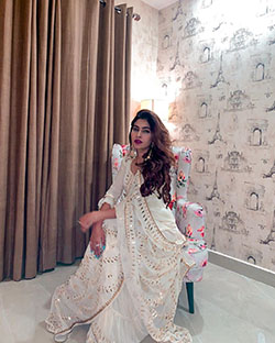 Karishma Sharma Instagram Pictures, Karishma Sharma, Wedding dress: Wedding dress,  Haute couture,  Fashion accessory,  Photo shoot,  Karishma Sharma  