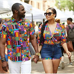 Marvelous suggestions for couple afro, African wax prints: Plus size outfit,  Couple costume,  Kitenge Couple Outfits  