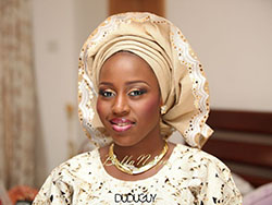 Nigerian Dresses For Nigerian Brides, Yoruba people, Head tie: Hairstyle Ideas,  White Wedding Dress,  Nigerian Dresses  