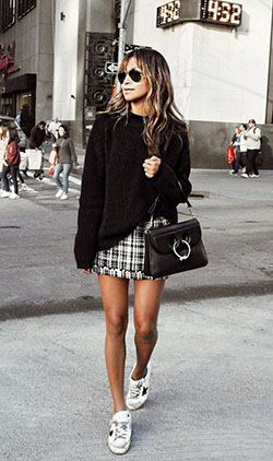 Outfits with golden goose sneakers: College Outfit Ideas,  Casual Outfits  