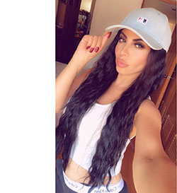 One should see these long hair, Jimena Sanchez: Long hair,  Hair Color Ideas,  Black hair,  Hot Instagram Models  