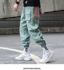 Jogger Outfit Ideas For Girls, Trousers Loose fit, Hip hop fashion: cargo pants,  Slim-Fit Pants,  Jogger Outfits  