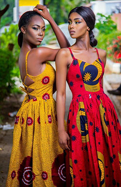 Definitely see these great ivory coast dress, African wax prints: Backless dress,  African Dresses,  Maxi dress,  Roora Dresses  