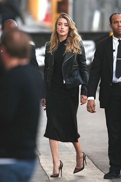 Winter celebrity street style black dress: Strapless dress,  Gigi Hadid,  Fashion week,  Amber Heard,  Street Style,  Celebrity Style,  Tommy Ton  