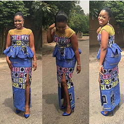 Models favorite latest ankara styles: Pencil skirt,  Aso ebi,  Kaba Styles  