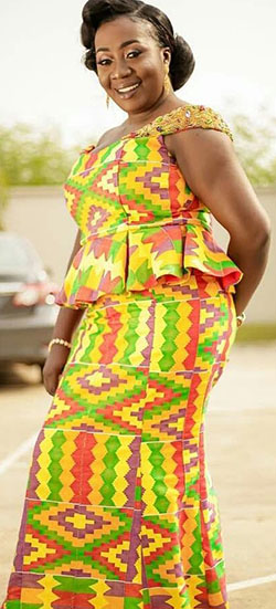 Trendy and latest kaba kente styles, African wax prints: African Dresses,  Kente cloth,  Hairstyle Ideas,  Kaba Styles  