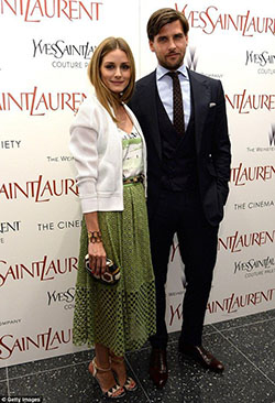Up to date olivia palermo ceremony, Yves Saint Laurent: New York,  couple outfits,  Olivia Palermo,  Johannes Huebl  