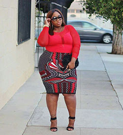 Pencil Skirt Outfit Plus Size, Miss South Africa: African Dresses,  Plus size outfit,  mini dress  