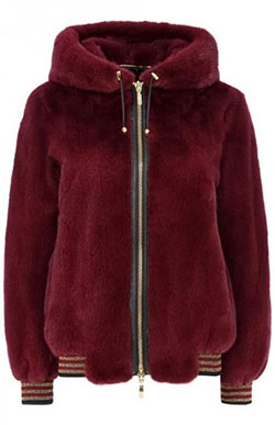 Short Hooded Coats For Ladies: Fur clothing,  Fake fur,  winter outfits,  Polar fleece  