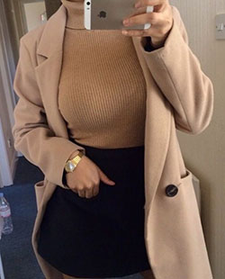 Outfits With Suede Trench Coats, Eye shadow, theBalm Cosmetics: winter outfits,  Eye Shadow,  Brown Trench Coat,  Polo coat  